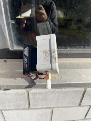 Funksensor mit Bosch Akku